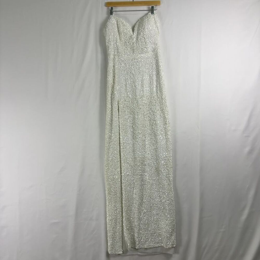 Moda Glam Strapless Dress